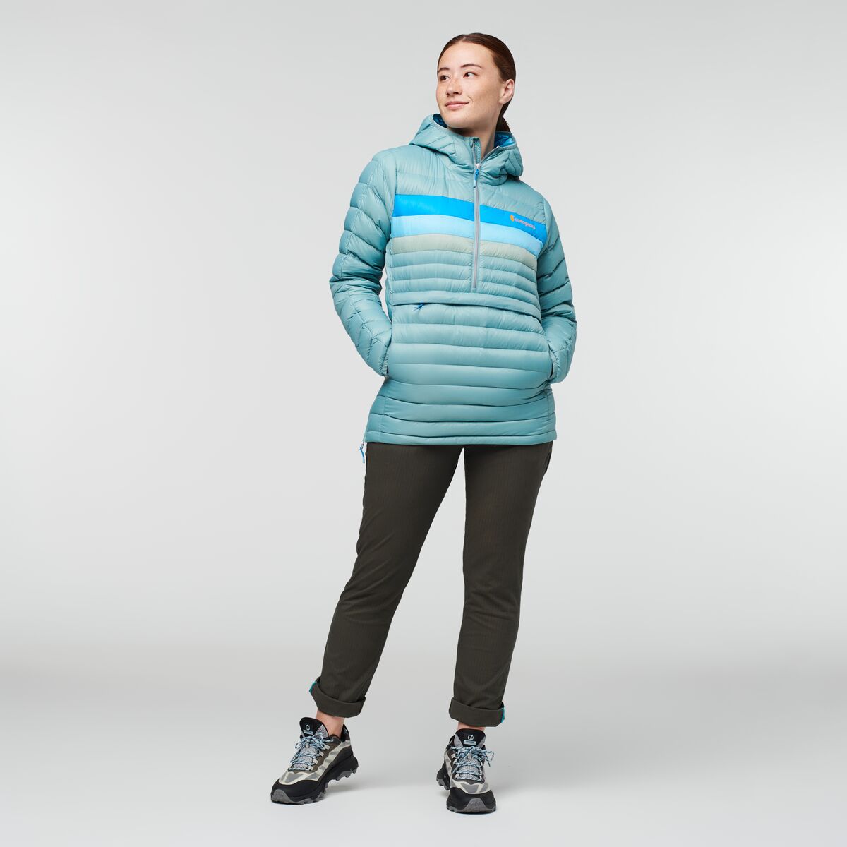 Cotopaxi Women's Fuego Down Hooded Pullover SAMPLE