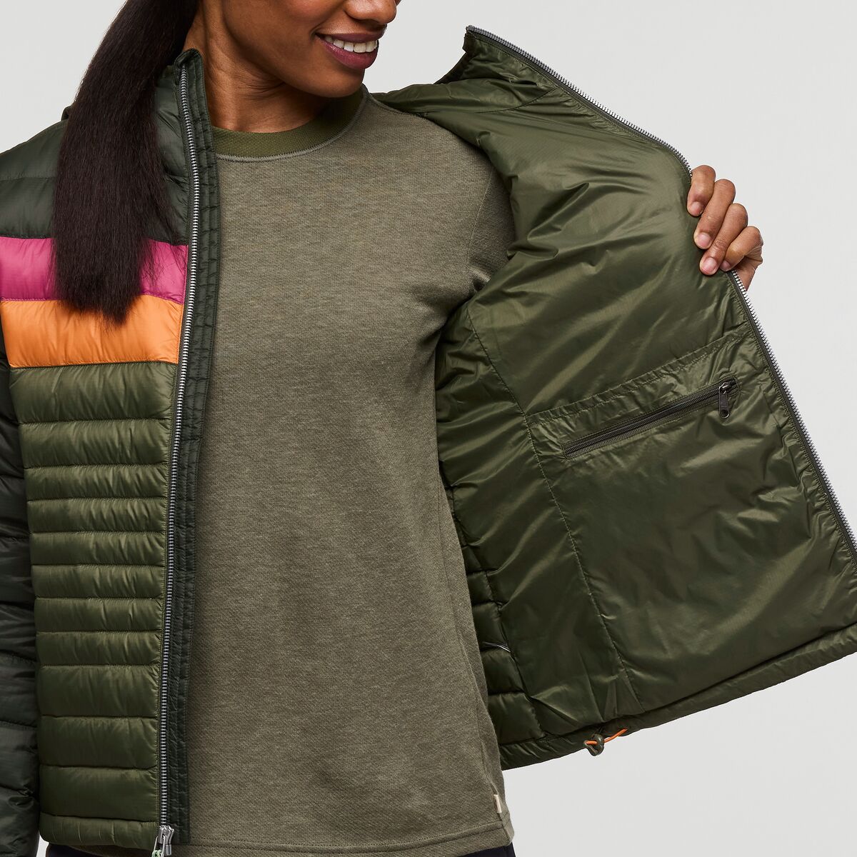 Cotopaxi Women's Fuego Down Hooded Jacket SAMPLE