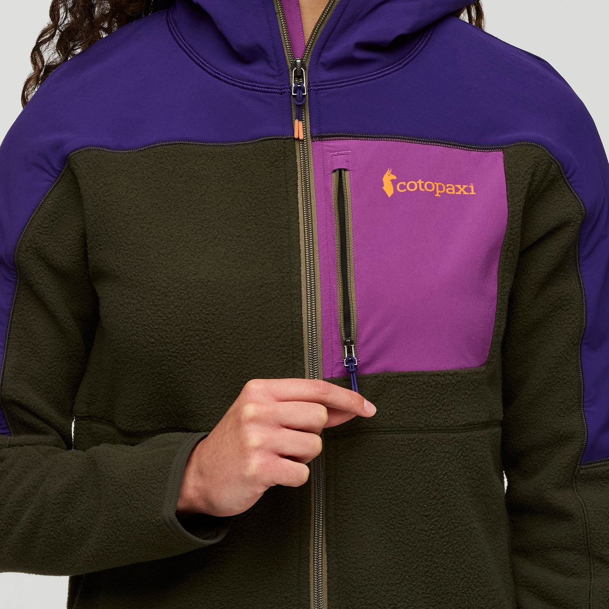 Cotopaxi Women's Abrazo Hooded Full-Zip Fleece Jacket SAMPLE
