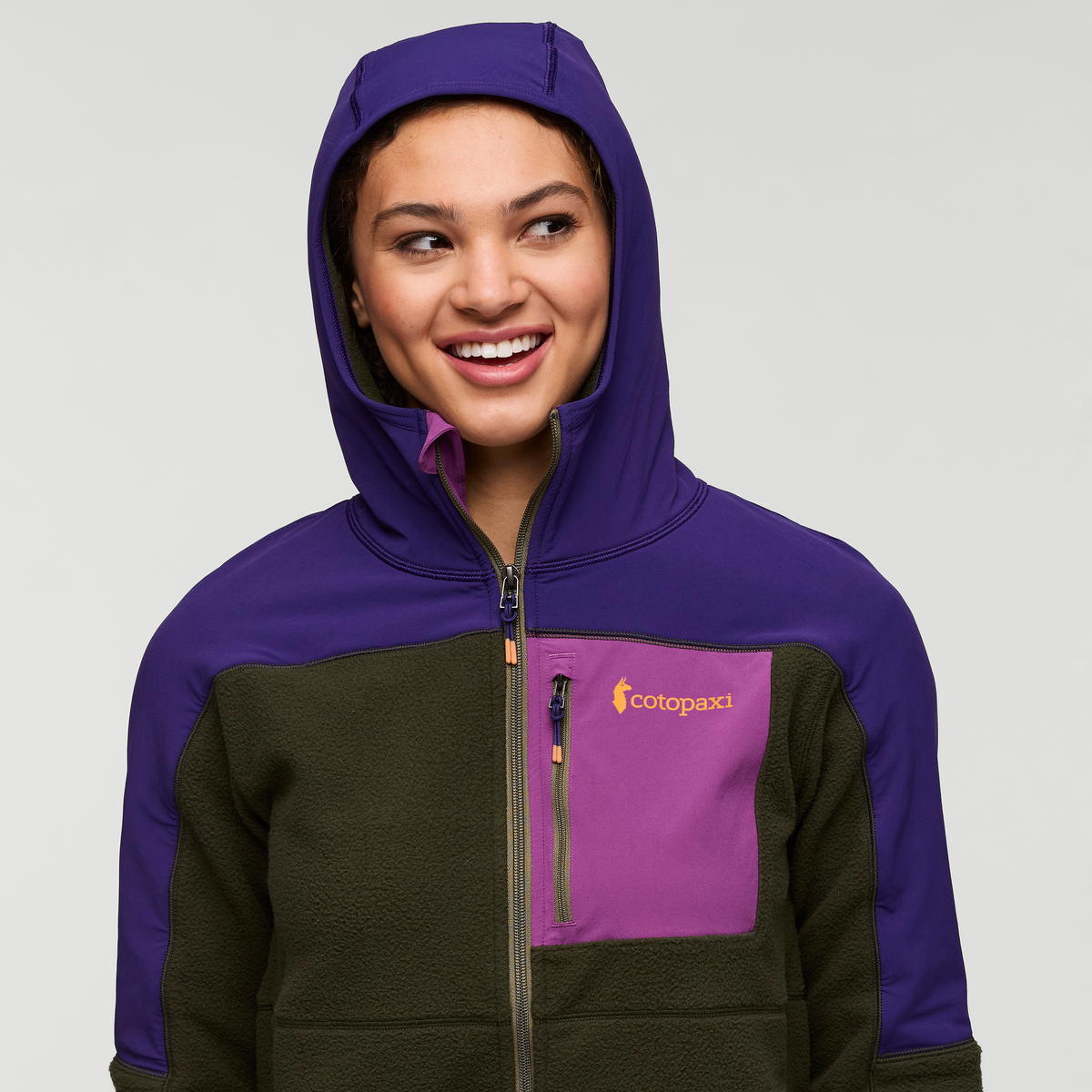 Cotopaxi Women's Abrazo Hooded Full-Zip Fleece Jacket SAMPLE
