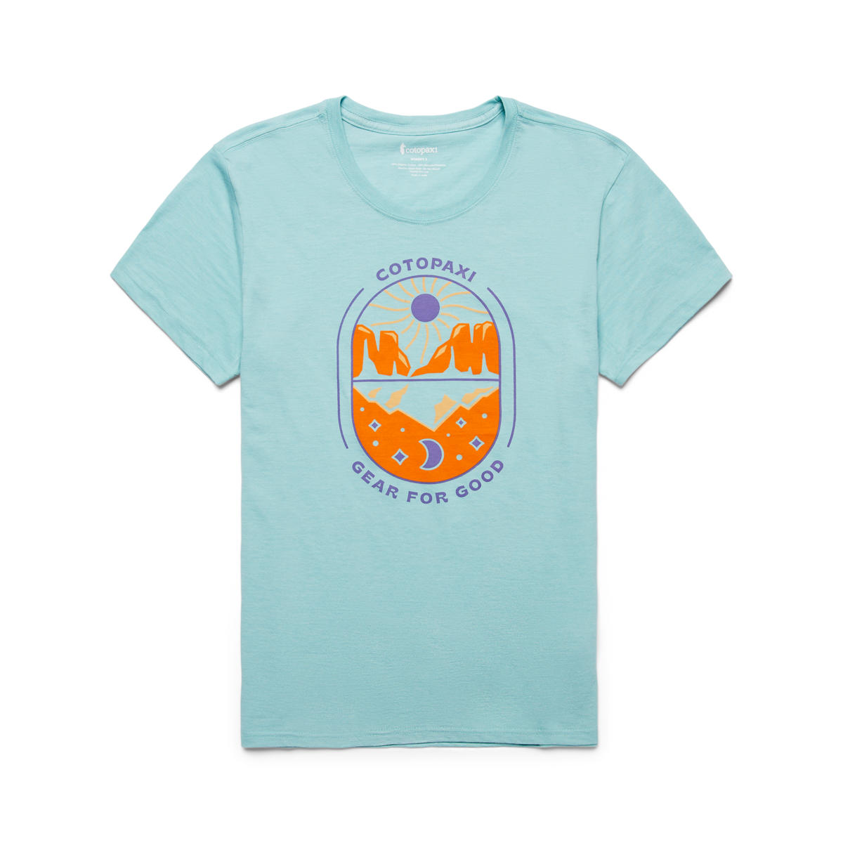 Cotopaxi Women's Organic Day and Night T-Shirt SAMPLE