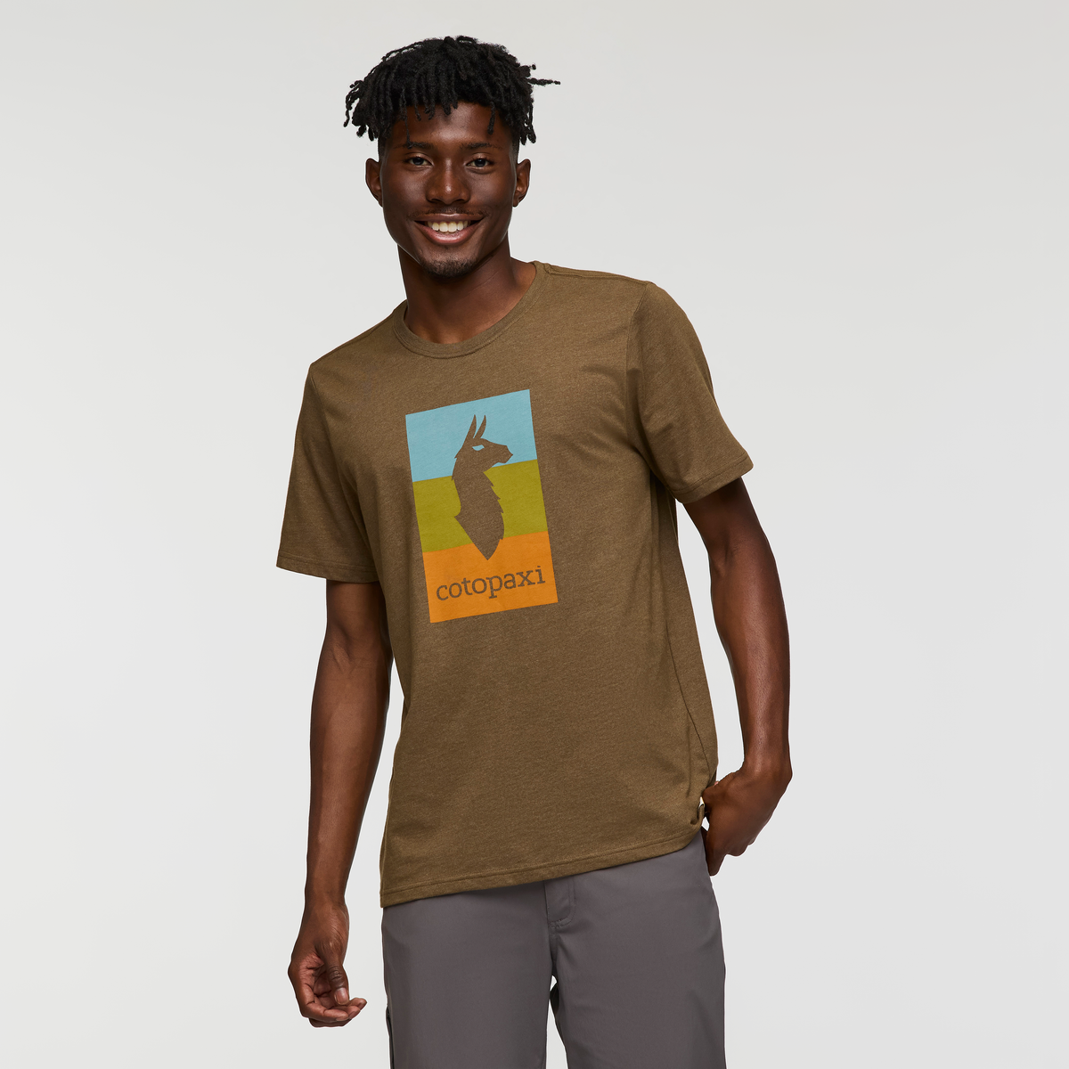 Cotopaxi Men's Llama Block T-Shirt SAMPLE