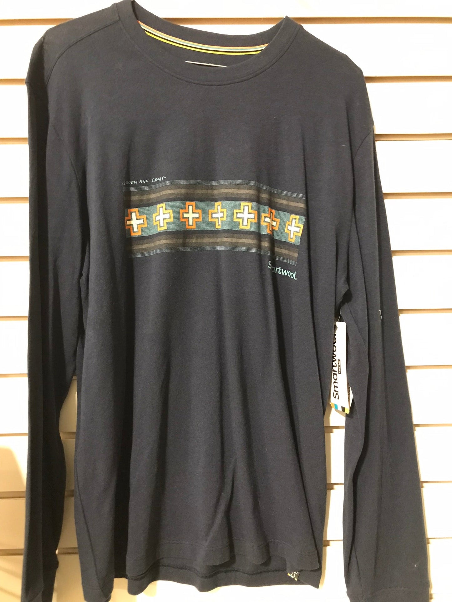 Smartwool Paths Crossed Graphic Long Sleeve Tee (SW002657) SAMPLE