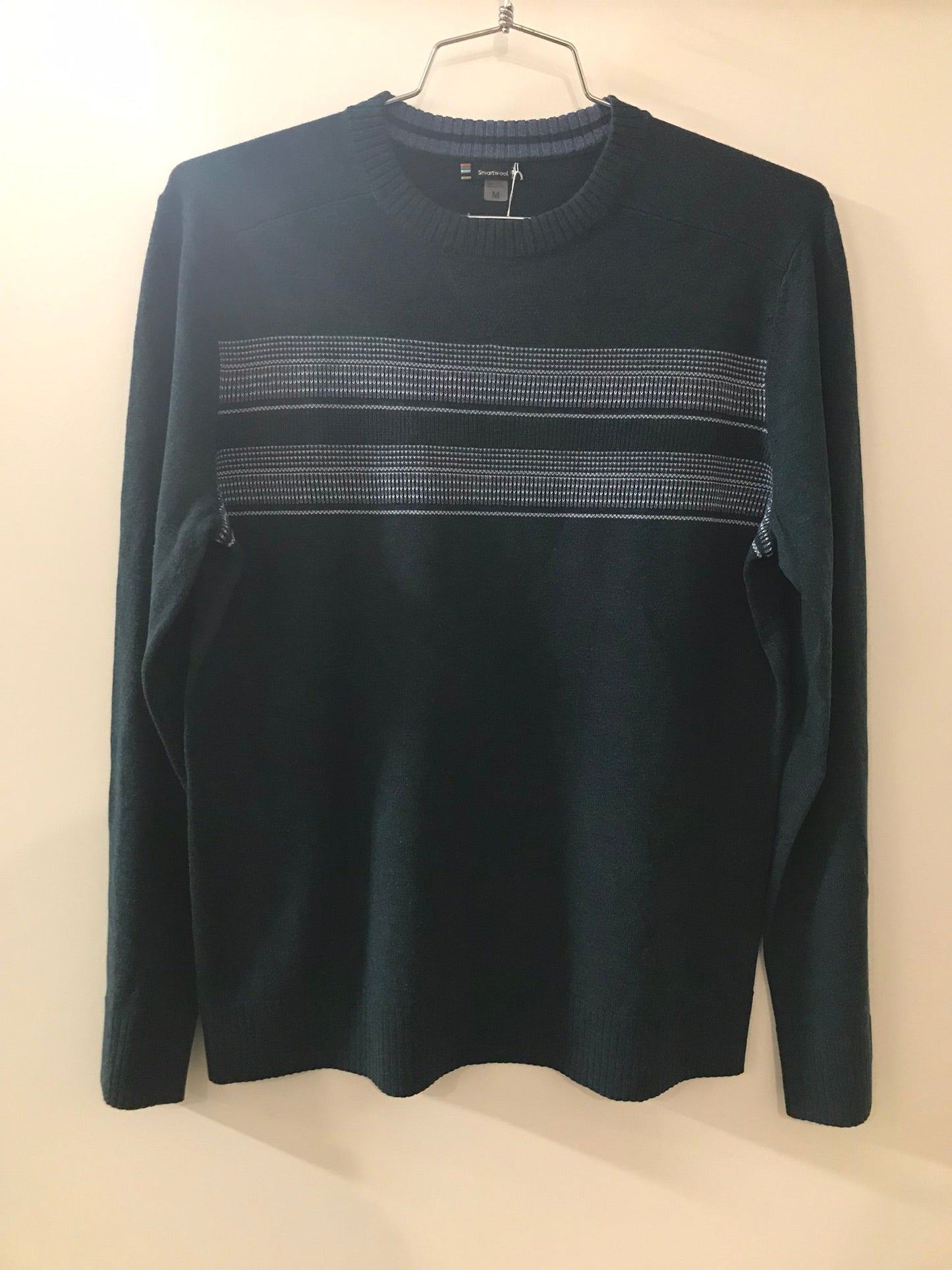 Smartwool Mens Sparwood Stripe Crew Sweater (SW016474) SAMPLE