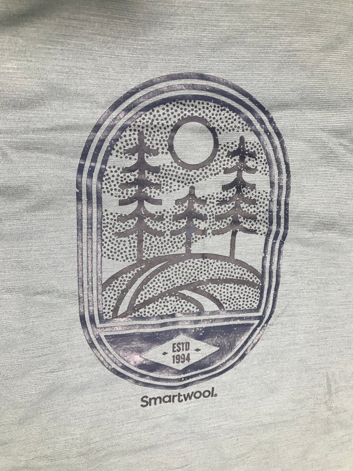 Smartwool Unisex Mountain Trail Short Sleeve Graphic Tee (SW017074) SAMPLE