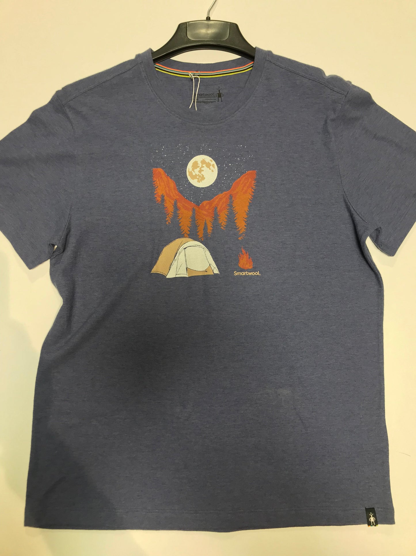 Smartwool Men's Night Camp Short Sleeve Graphic Tee (SW002854) SAMPLE
