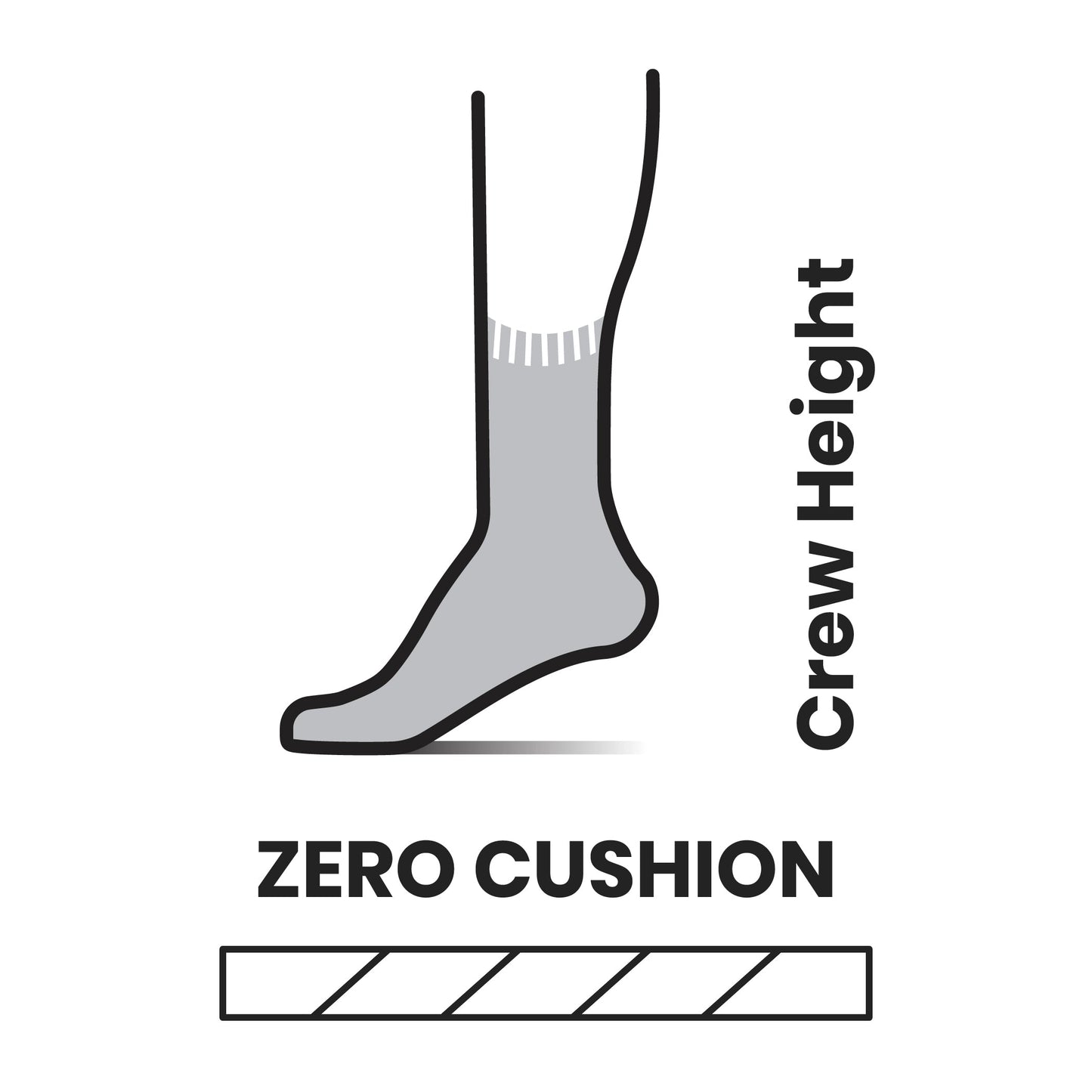 Smartwool Everyday Stitch Stripe Zero Cushion Crew (SW001999)