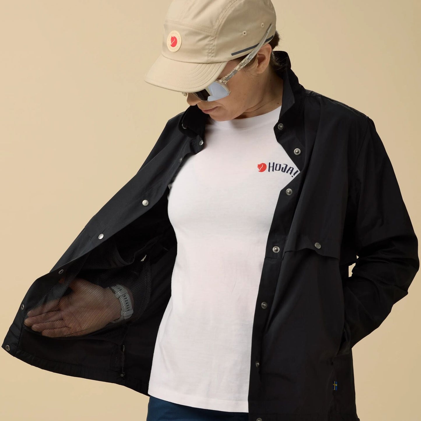 Fjallraven Women's Hoja Rider's Wind Jacket (14500163) SAMPLE
