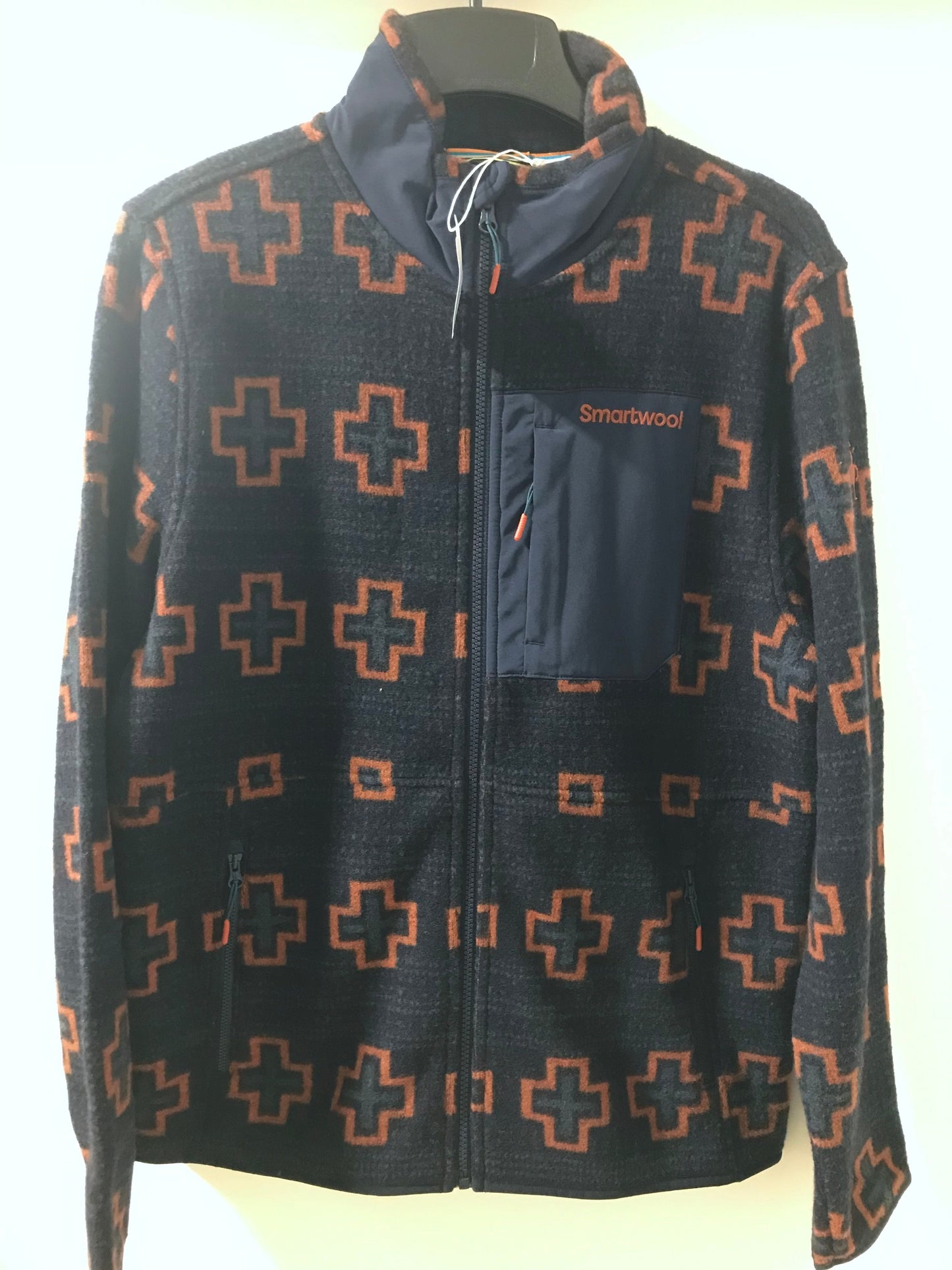 Smartwool Men's Hudson Trail Fleece Colorblock Jacket (SW002586) SAMPLE