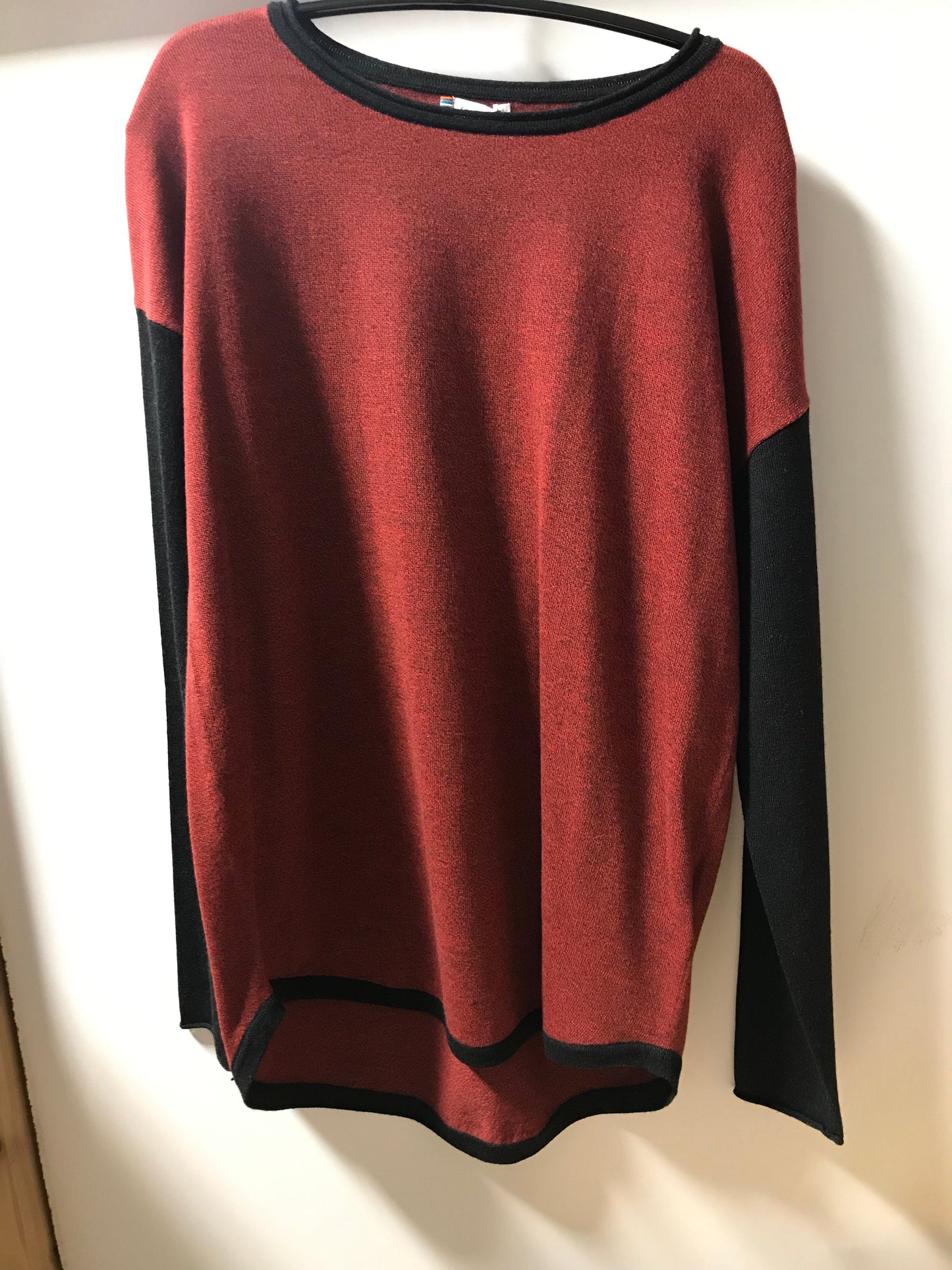 Smartwool Womens Shadow Pine Colorblock Sweater (SW016487) SAMPLE