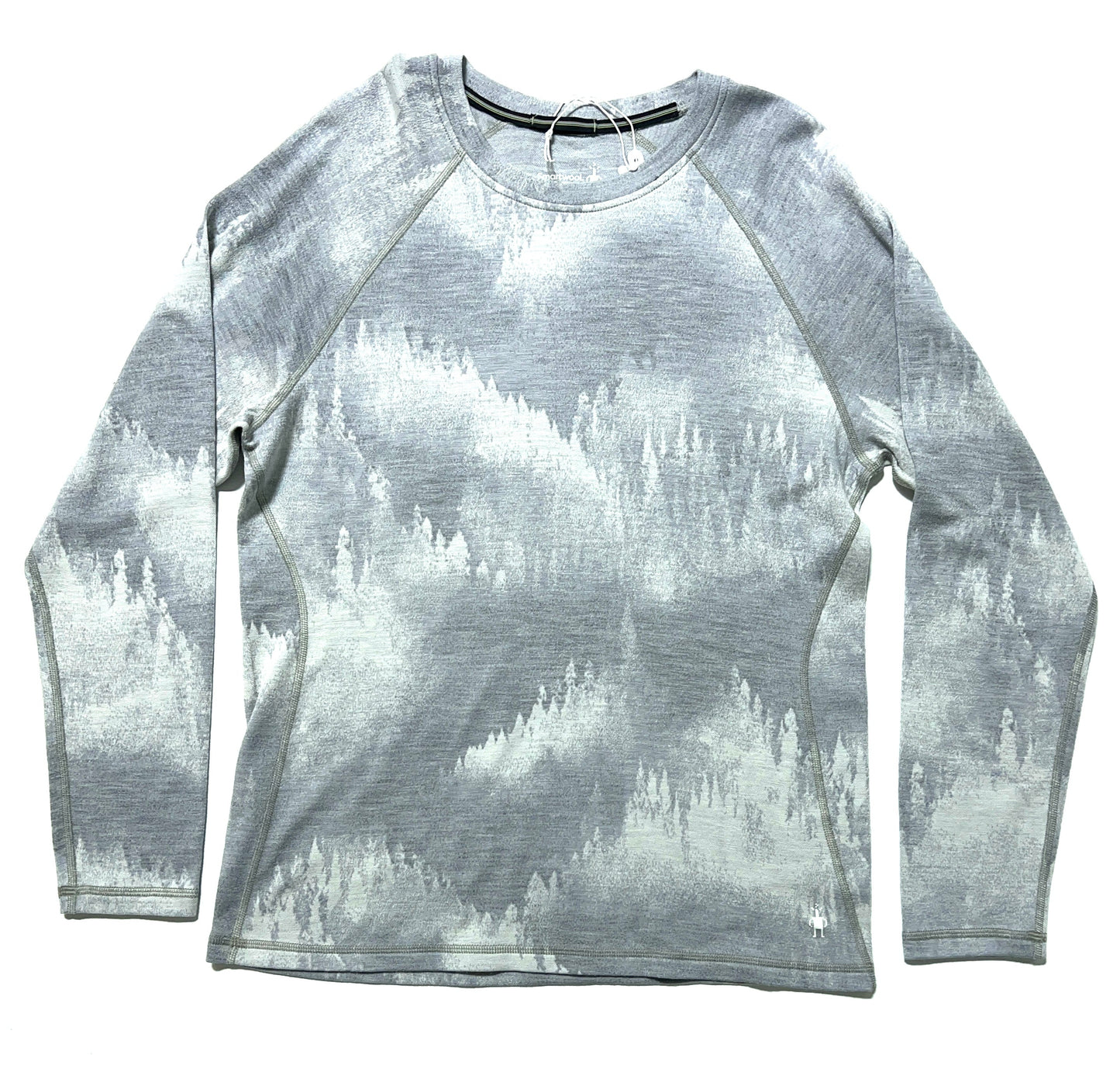 Smartwool Women's Classic Thermal Merino Base Layer Pattern Crew Plus (SW016781/SW016780) SAMPLE