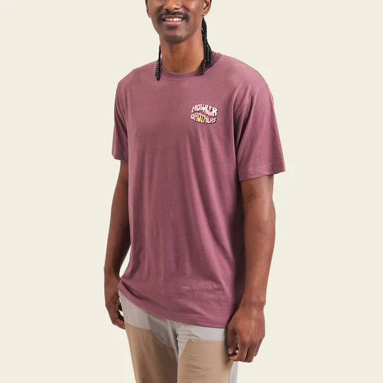 Howler Brothers Men's Bubble Gum T Shirt SAMPLE