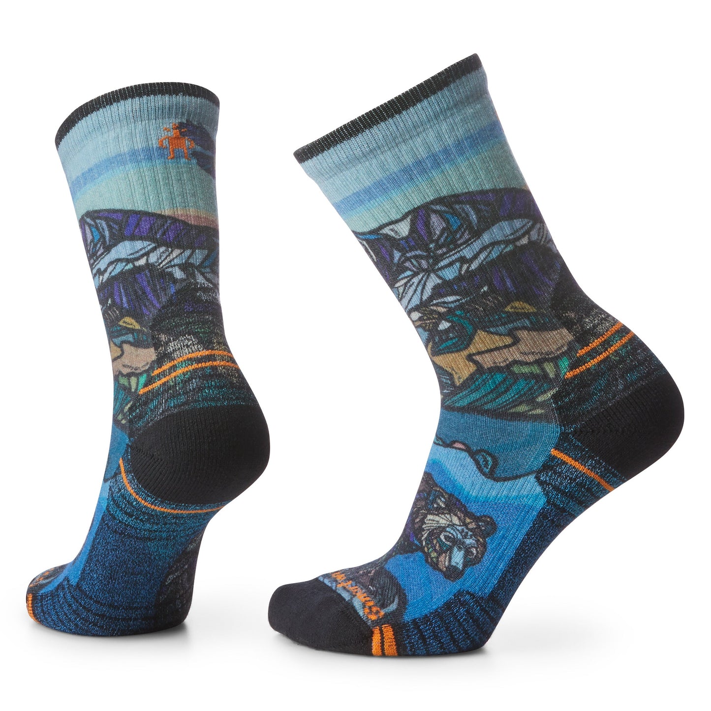 Smartwool Women's Hike Light Cushion Icy Range Print Crew (SW001988)
