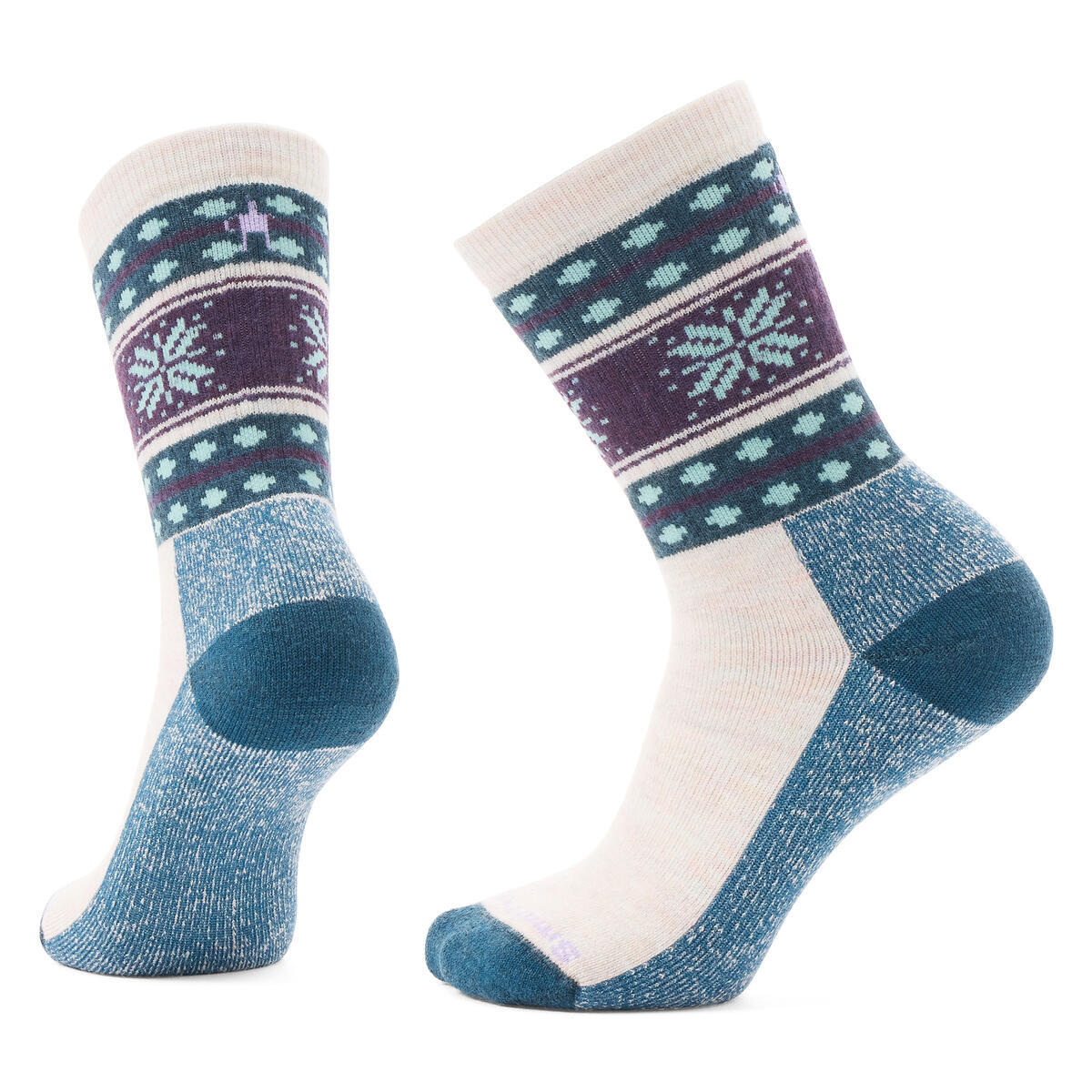 Smartwool Everyday Cozy Snowflake Dream Crew Socks (SW002623) F24
