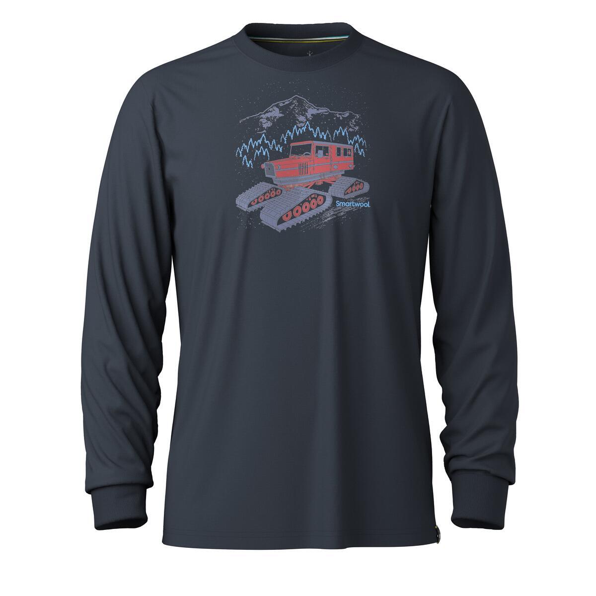 Smartwool Men's Snowcat Graphic Long Sleeve Tee (SW002981) SAMPLE