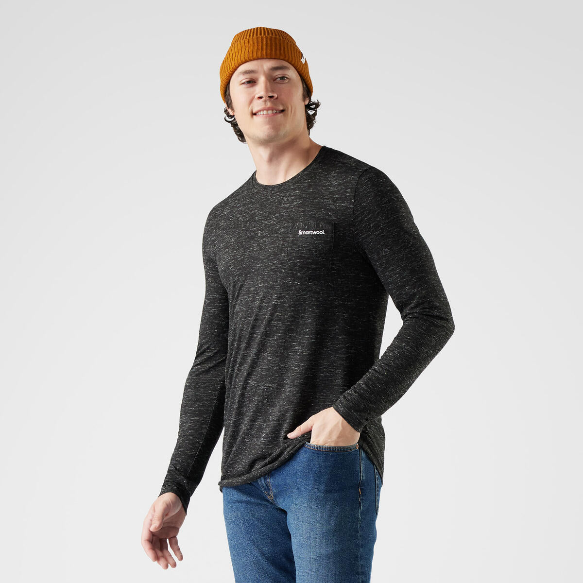 Smartwool Men's Merino Hemp Gear Up Graphic Long Sleeve Tee (SW003019) SAMPLE