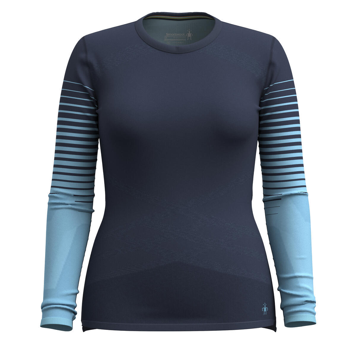 Smartwool Womens Intraknit Thermal Merino Base Layer Pattern Crew (SW016412) SAMPLE