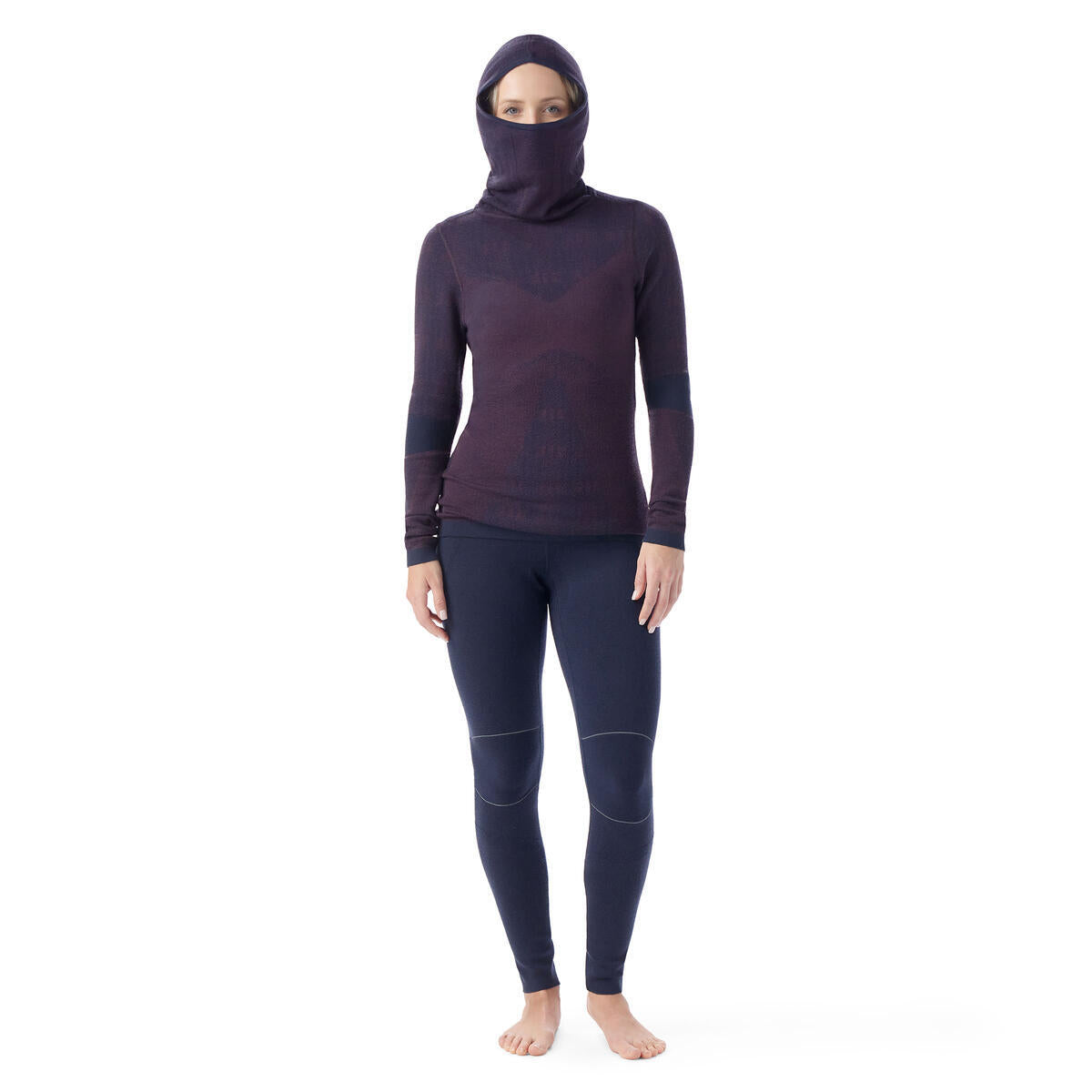 Smartwool Womens Intraknit Thermal Max Merino Base Layer Pattern Hoodie (SW016421) SAMPLE