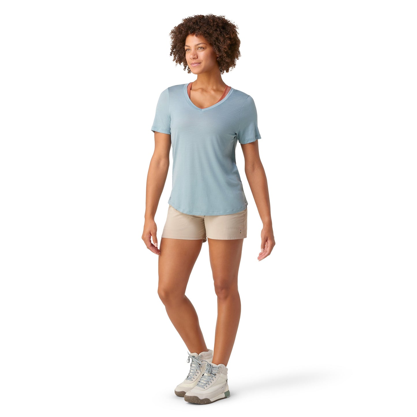 Smartwool Women's Active Ultralite V-Neck Short Sleeve (SW016539)