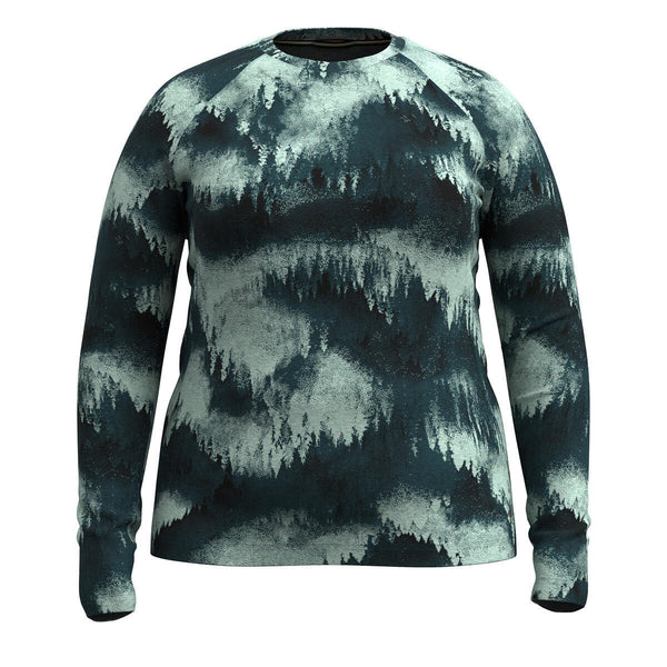 Smartwool Women's Classic Thermal Merino Base Layer Pattern Crew Plus (SW016781/SW016780) SAMPLE