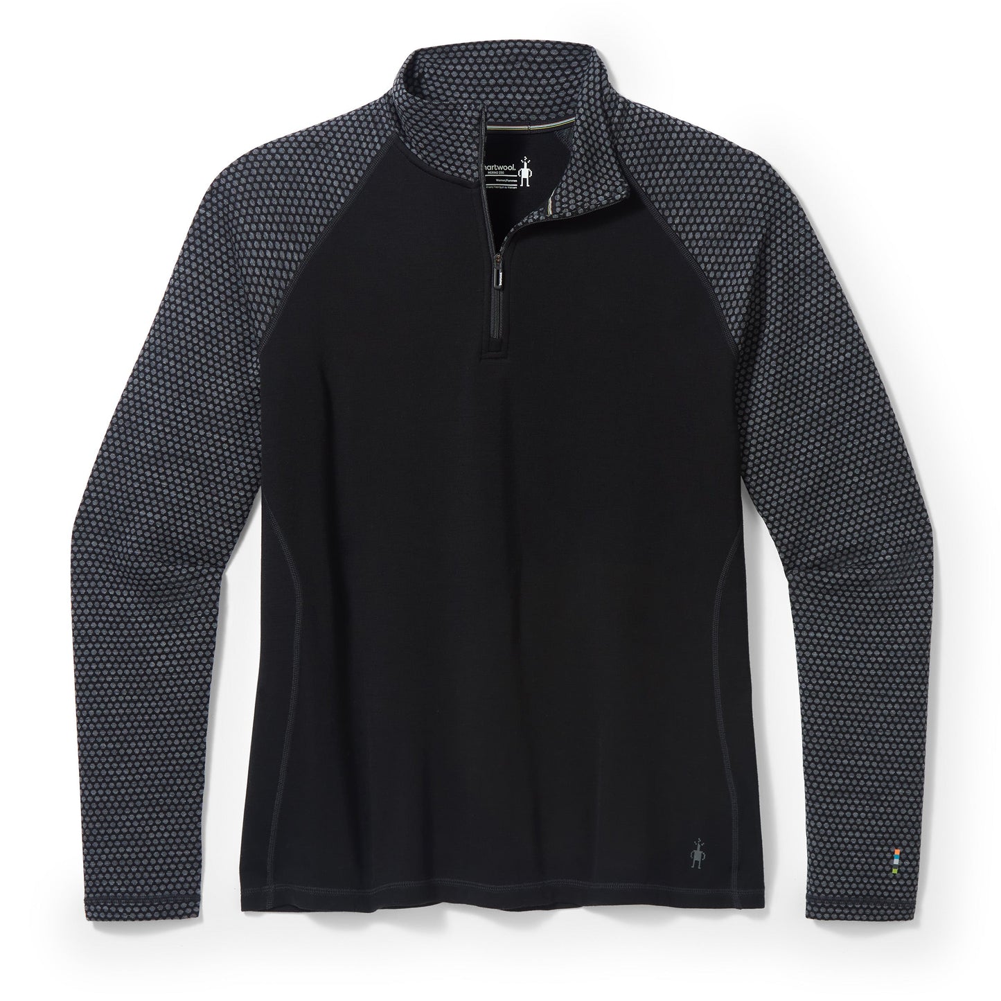 Smartwool Women's Classic Thermal Merino Base Layer Pattern 1/4 Zip Plus (SW016783)