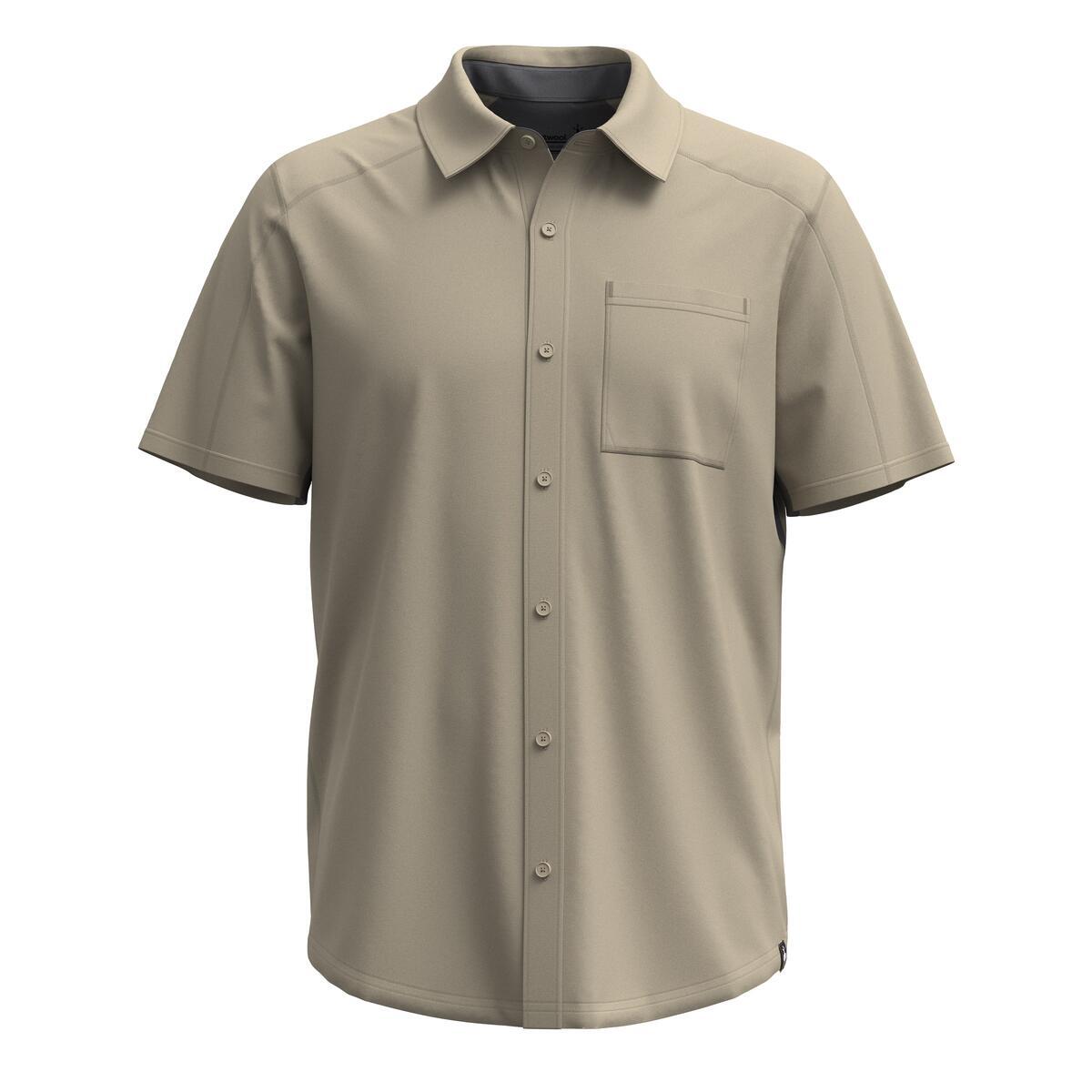 Smartwool Men's Printed Short Sleeve Button Down (SW017017) SAMPLE
