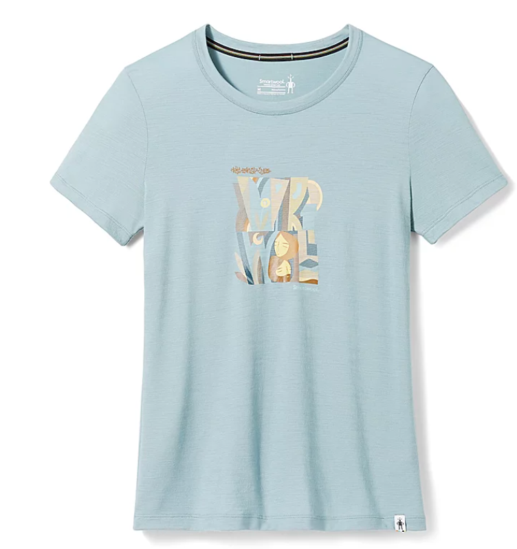 Smartwool Women's Carved Logo Graphic Tee Short Sleeve Tee (SW016894) SAMPLE