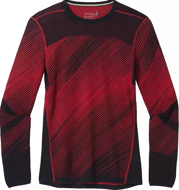 Smartwool Men's Intraknit Thermal Merino Base Layer Pattern Crew (SW016407) SAMPLE