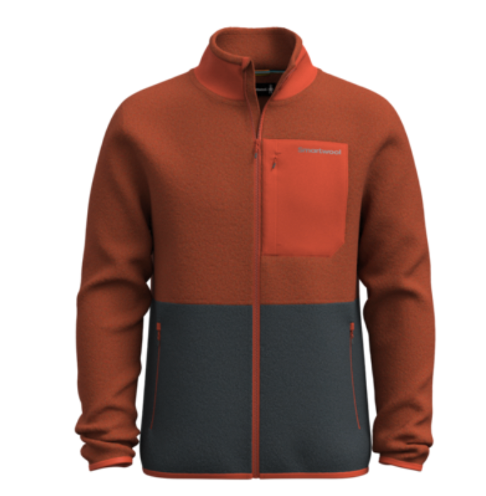 Smartwool Men's Hudson Trail Fleece Colorblock Jacket (SW002586) SAMPLE