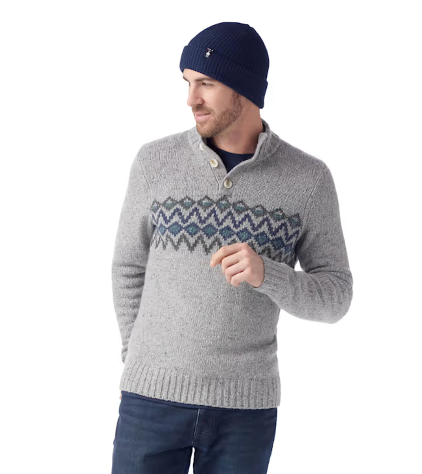 Smartwool Mens Henley Sweater (SW002646) SAMPLE