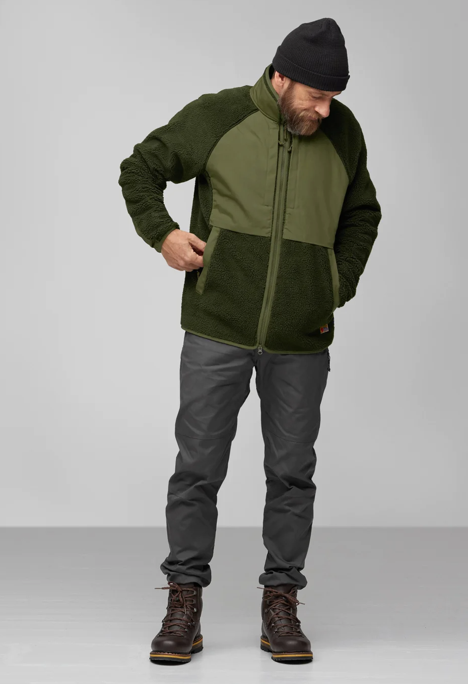 Fjallraven Men's Vardag Pile Jacket (F87164) SAMPLE