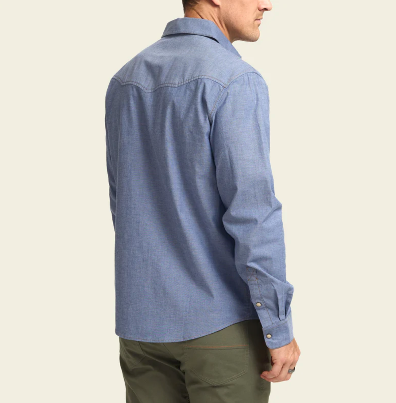 Howler Bros Men's Crosscut Deluxe Snapshirt (1258) SAMPLE