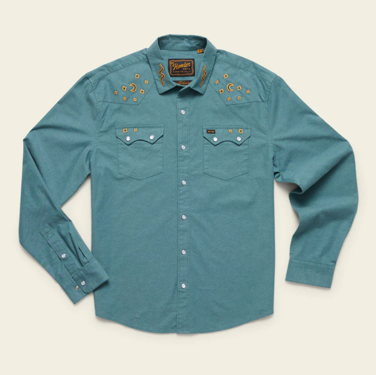 Howler Bros Men's Crosscut Deluxe Snapshirt (1258) SAMPLE