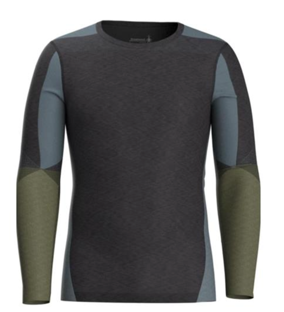 Smartwool Men's Intraknit Thermal Merino Base Layer Colorblock Crew (SW016453) SAMPLE