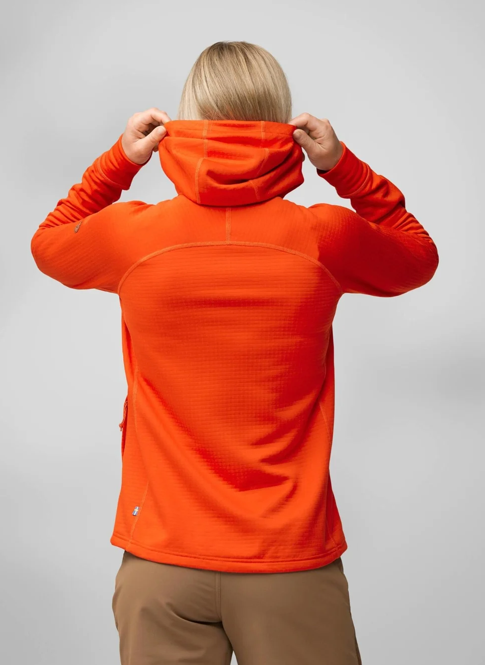 Fjallraven Women's Abisko Grid Fleece Hoodie (F14600184) SAMPLE