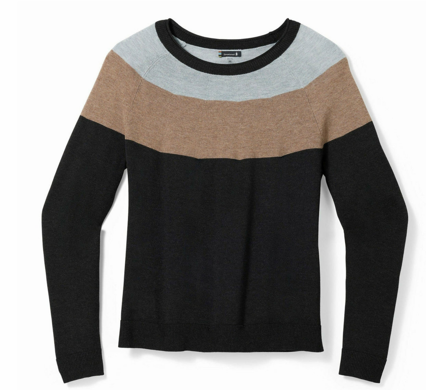 Smartwool Womens Edgewood Colorblock Crew Sweater (SW016649) SAMPLE