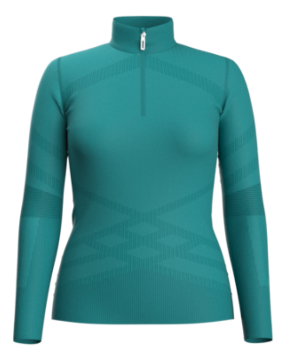 Smartwool Womens Intraknit Thermal Merino Base Layer 1/4 Zip (SW016261) SAMPLE