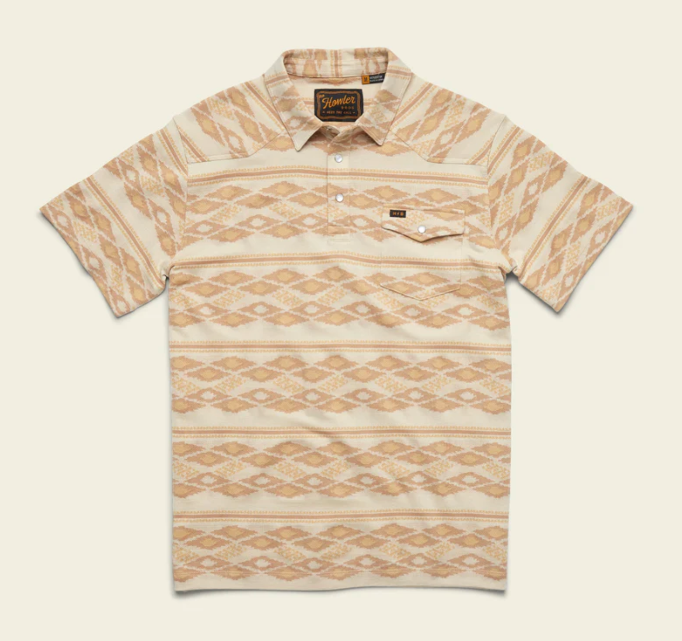 Howler Bros Men's Ranchero Jacquard Polo (1262) SAMPLE