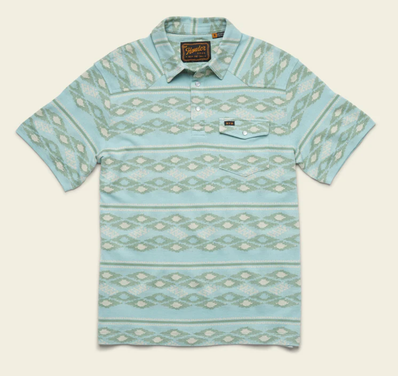 Howler Bros Men's Ranchero Jacquard Polo (1262) SAMPLE