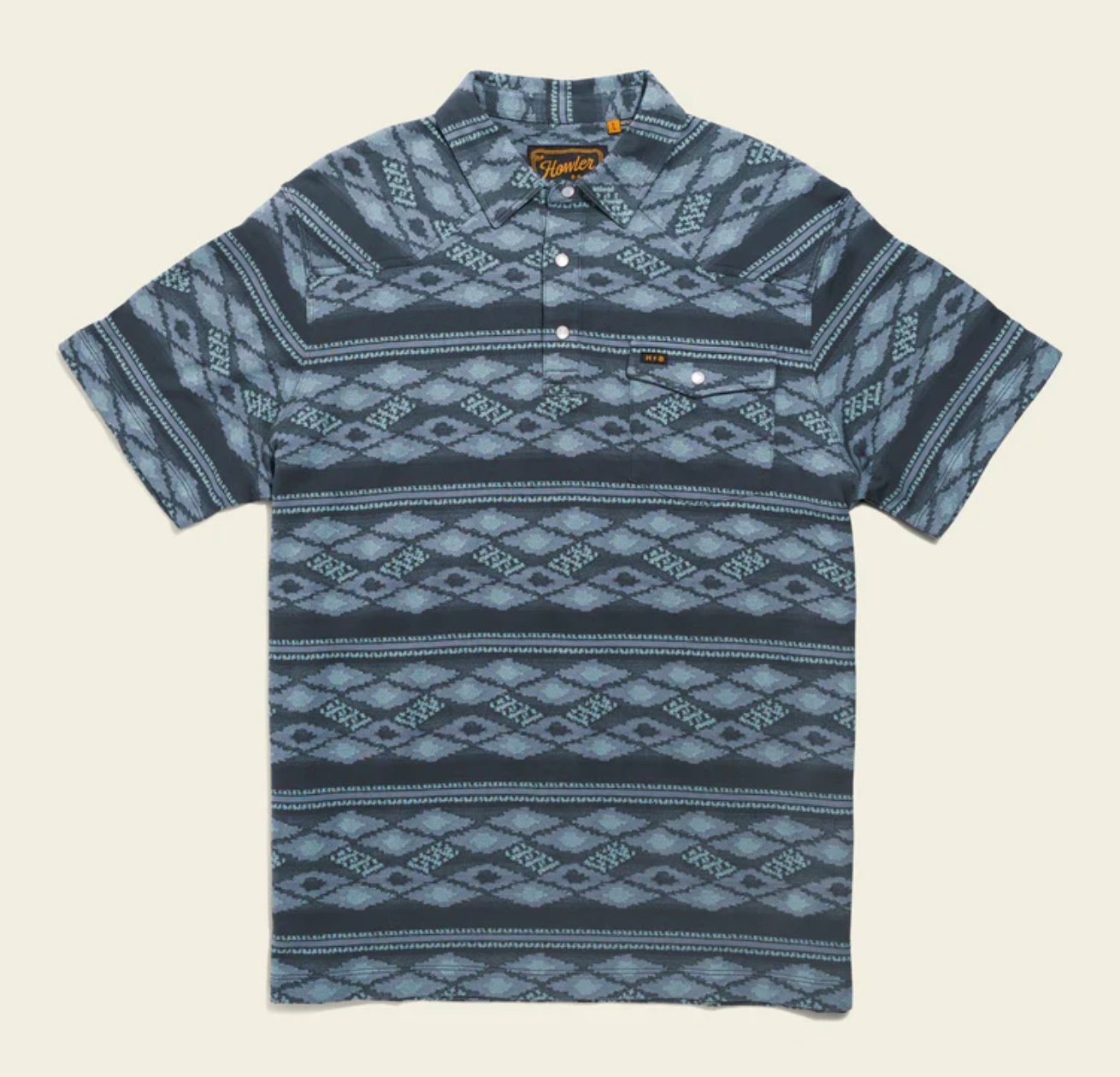 Howler Bros Men's Ranchero Jacquard Polo (1262) SAMPLE