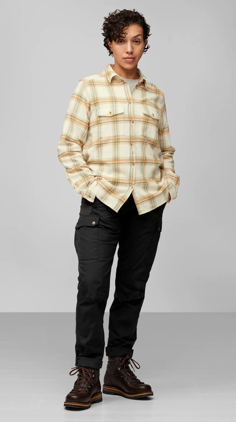 Fjallraven Women's Övik Heavy Flannel Shirt (F86999) SAMPLE
