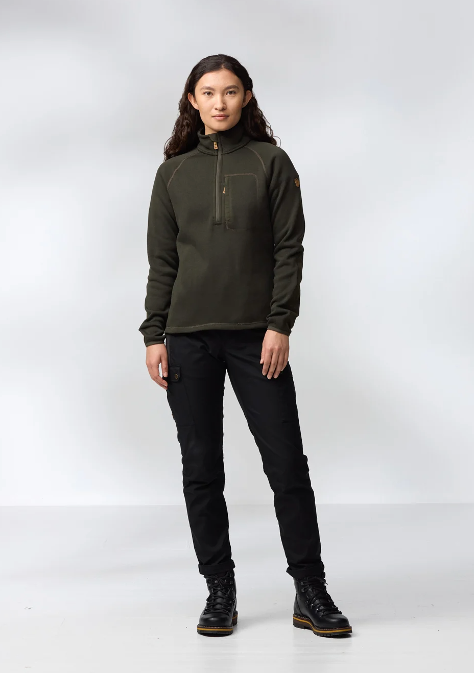Fjallraven Women's Övik Fleece Half Zip (F87155) SAMPLE