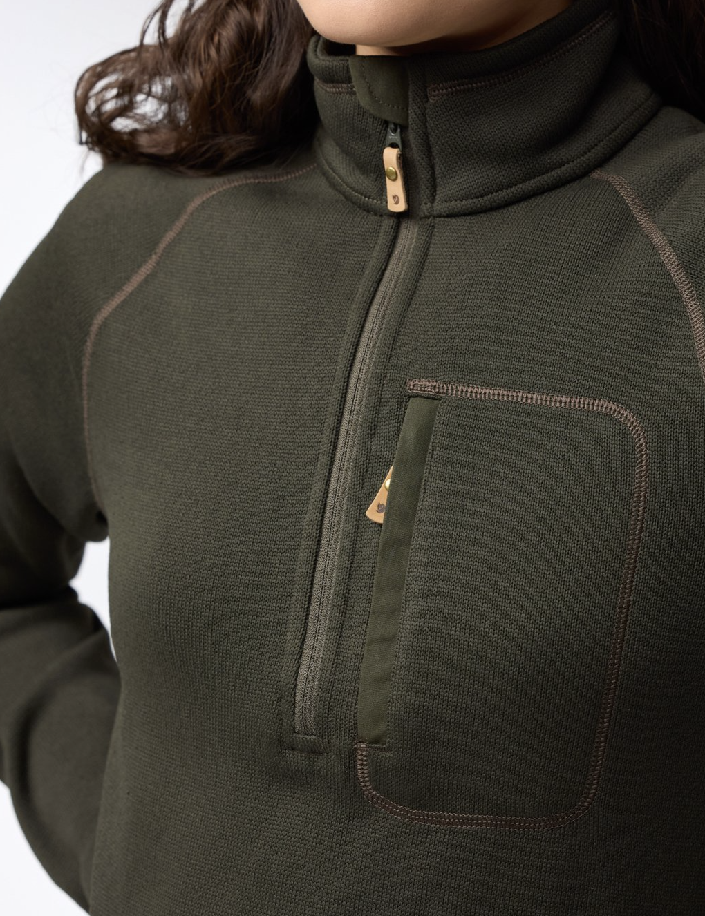 Fjallraven Women's Övik Fleece Half Zip (F87155) SAMPLE