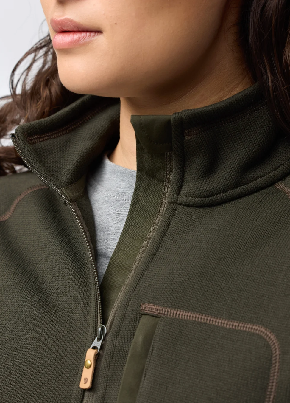 Fjallraven Women's Övik Fleece Half Zip (F87155) SAMPLE