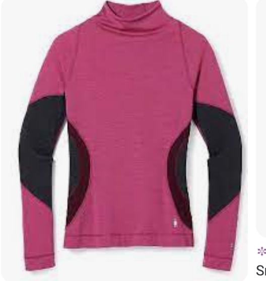 Smartwool Womens Thermal Merino High Neck Top (SW016689) SAMPLE