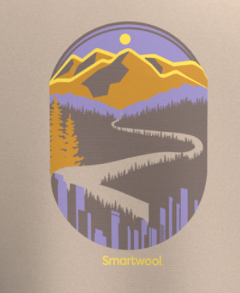 Smartwool Womens Denver Skyline Graphic Short Sleeve Tee (SW016884) SAMPLE