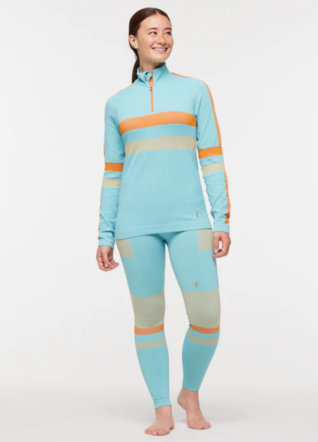 Cotopaxi Women's Debajo Seamless Base Layer Quarter Zip SAMPLE