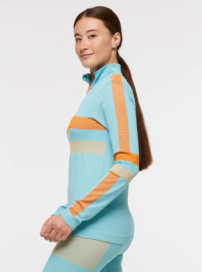 Cotopaxi Women's Debajo Seamless Base Layer Quarter Zip SAMPLE