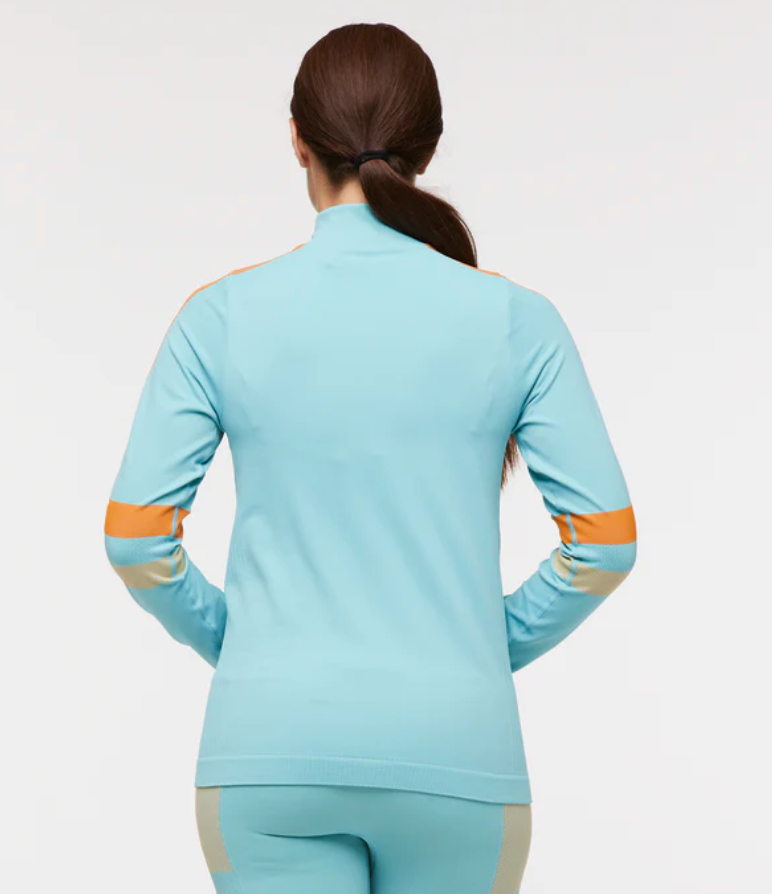 Cotopaxi Women's Debajo Seamless Base Layer Quarter Zip SAMPLE