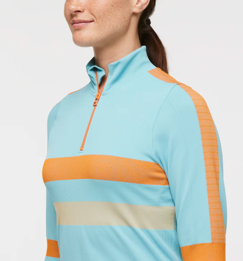 Cotopaxi Women's Debajo Seamless Base Layer Quarter Zip SAMPLE